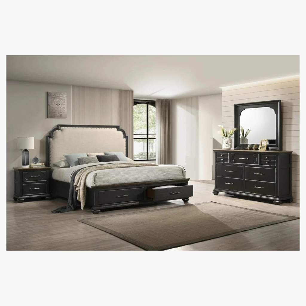 Hamilton Luxury Bedroom Set at Urban Decor - Luxury Living. Luxury Furniture's at an affordable price!