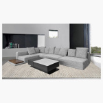 Ankara L-Shaped Sofa at Urban Decor - Luxury Living. Luxury Furniture's at an Affordable Price!