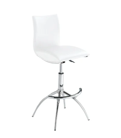 Barstool 60 White Set at Urban Decor