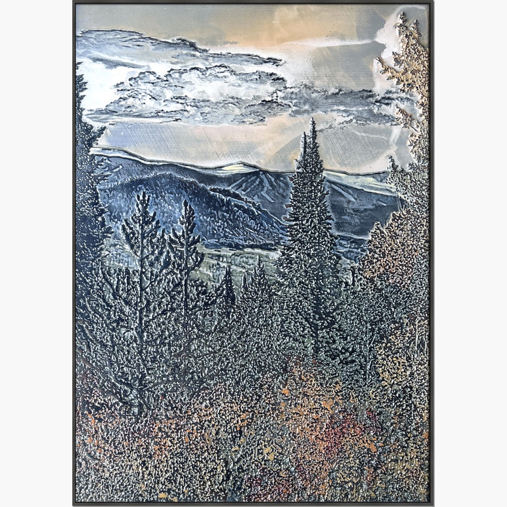 Breck Landscape Vertical Framed Artwork at Urban Decor