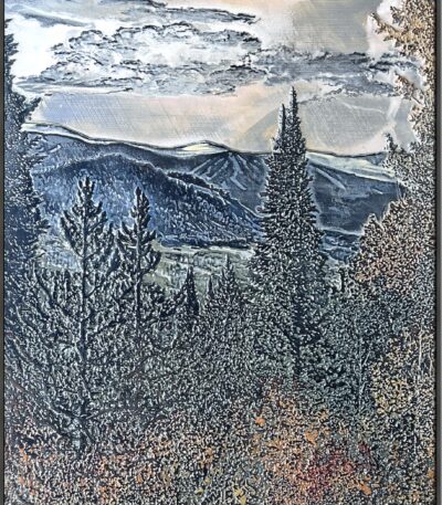 Breck Landscape Vertical Framed Artwork at Urban Decor