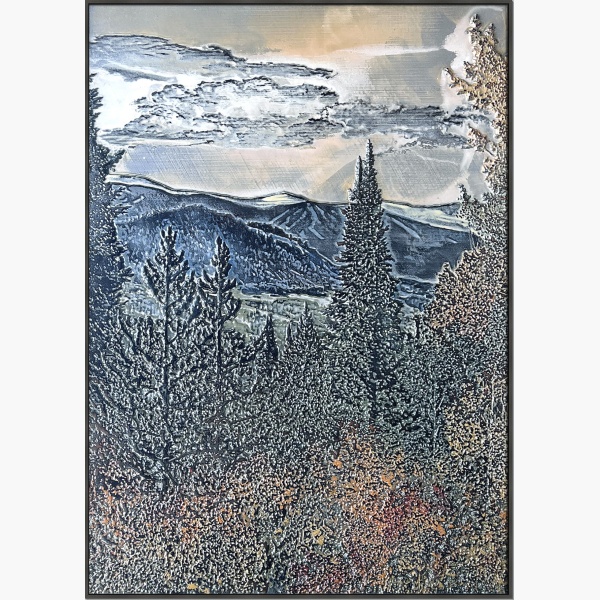 Breck Landscape Vertical Framed Artwork at Urban Decor