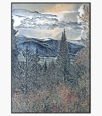 Breck Landscape Vertical Framed Artwork at Urban Decor - Luxury Living. Luxury Furniture Store.