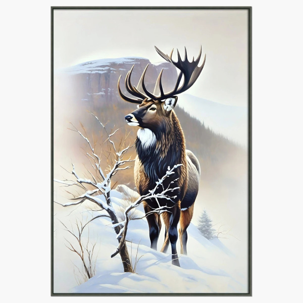 Majestic Elk I Framed Artwork at Urban Decor - Luxury Living. Luxury Furniture.