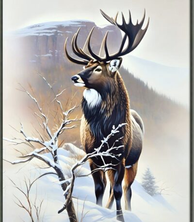 Majestic Elk I Framed Artwork at Urban Decor