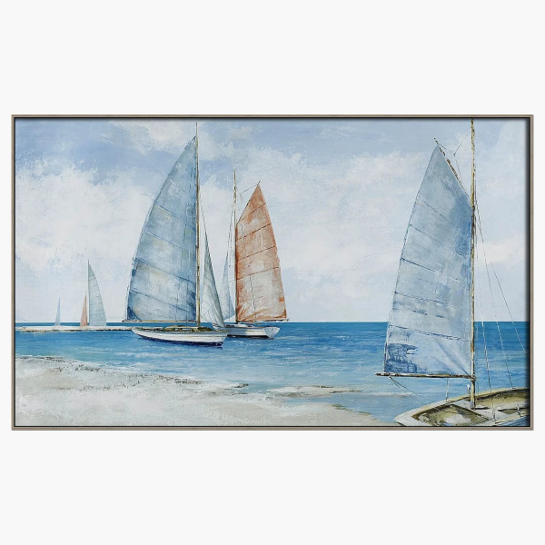 Calm Sea 5030C Framed Artwork at Urban Decor - Luxury Living. Luxury Furniture.