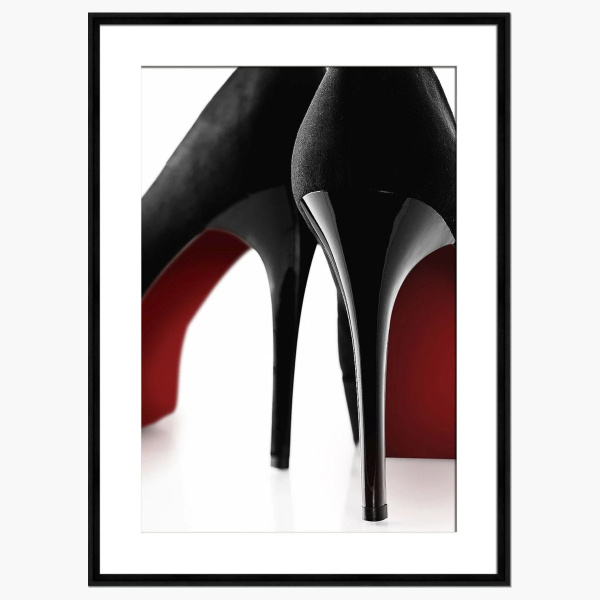 Fashion Red I Framed Artwork at Urban Decor - Luxury Living. Luxury Furniture Store.