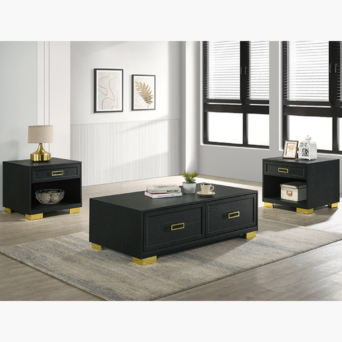 PEPE Coffee Table and 2 End Tables