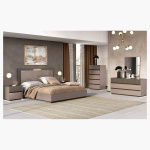 Elisa Taupe Bedroom Set - ELIHB-OT