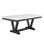 VANCE FAUX MARBLE DINING TABLE