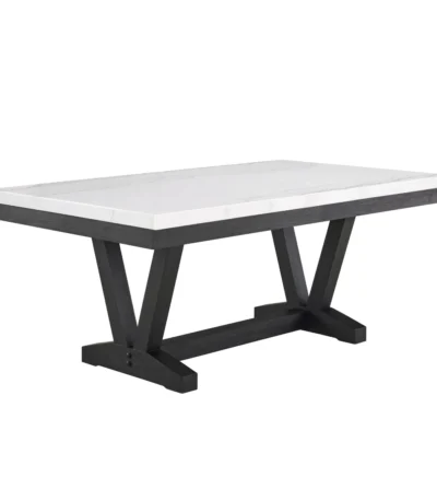 VANCE FAUX MARBLE DINING TABLE