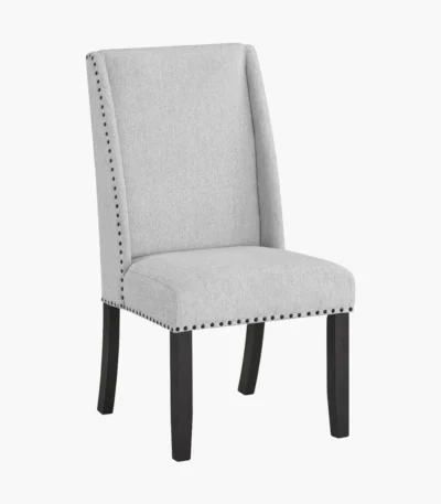 Vance Rectangular Dining Chair in Dove Gray (1-Piece)