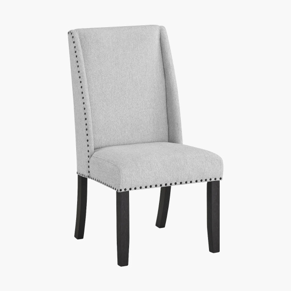 Vance Rectangular Dining Chair in Dove Gray (1-Piece)