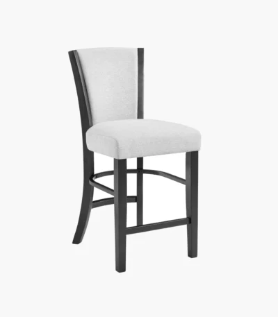 Crown Mark Camelia Counter Height Dining Chair - White (1-Piece)