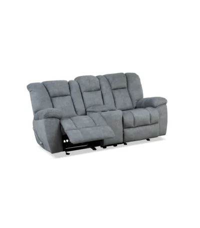 Dimple Pebble Gliding Recliner Loveseat