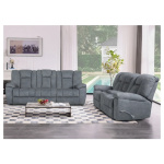 Dimple Pebble Gliding 2-piece Sofa Set.