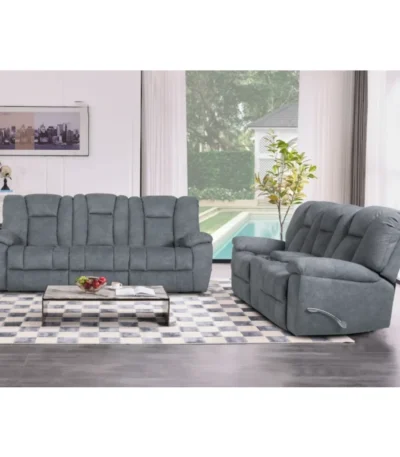 Dimple Pebble Gliding 2-piece Sofa Set.