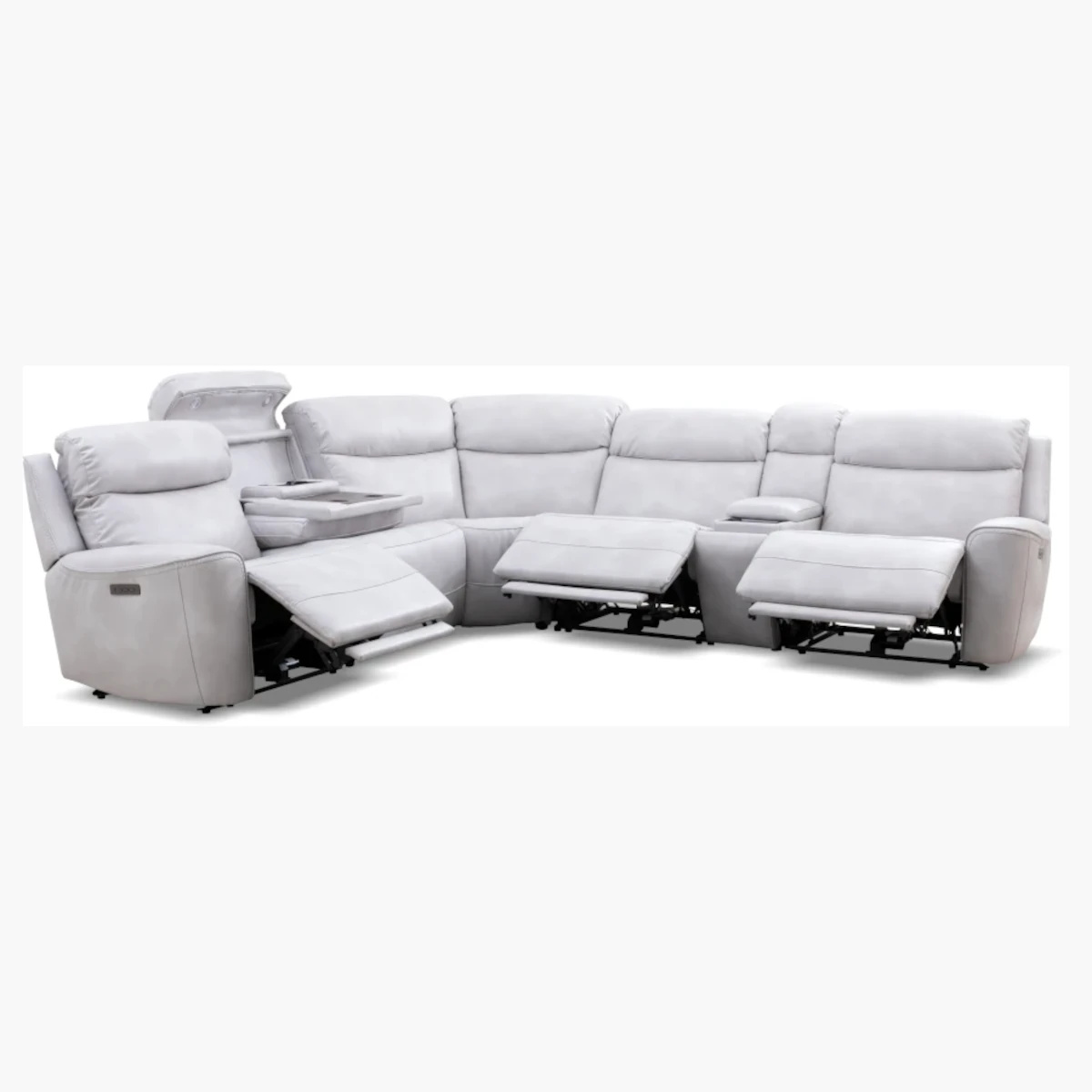 Bolero Fog Power Sectional at Urban Decor