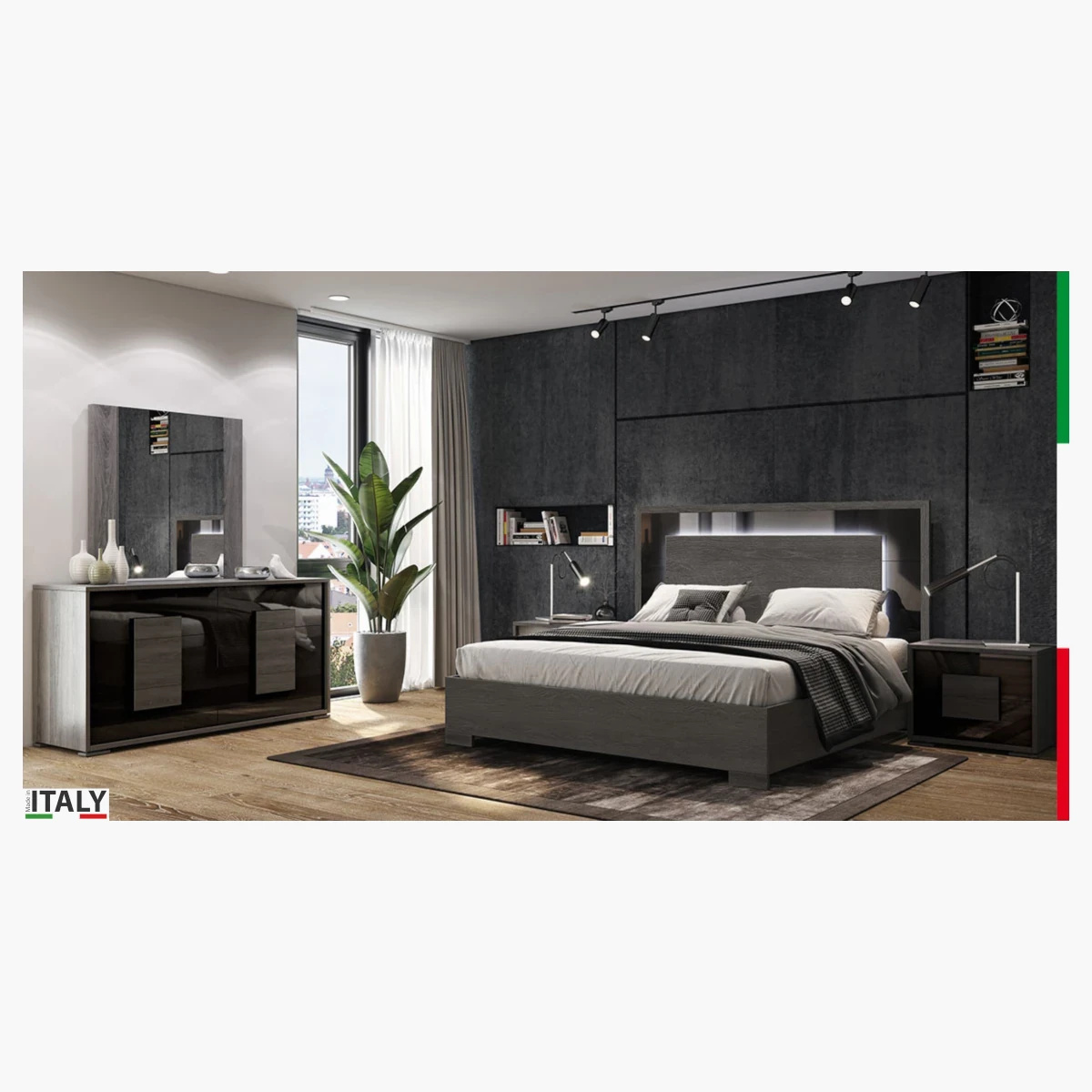 Lia Onyx Bedroom Set