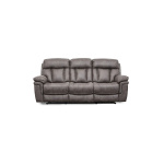 Cayman Gunmetal 3-Seater Power Recliner Sofa