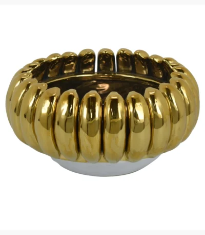 CERAMIC BOWL 12.5D-GOLD - 20083