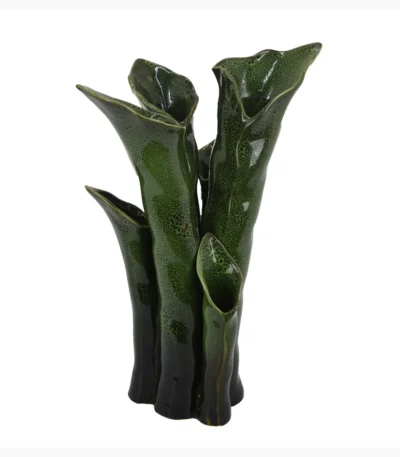 CALLA LILY VASE 16-GREEN - 21056