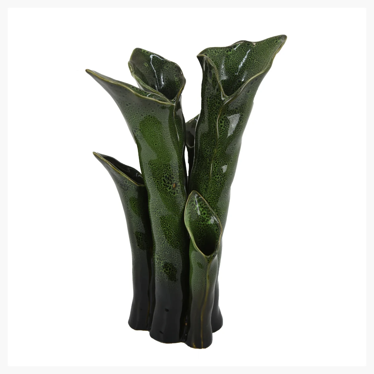 CALLA LILY VASE 16-GREEN - 21056