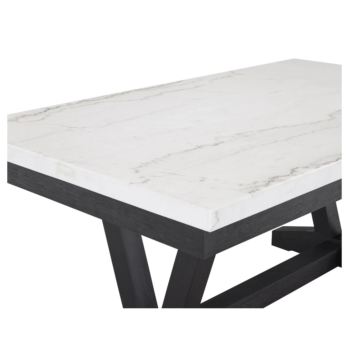 VANCE FAUX MARBLE DINING TABLE