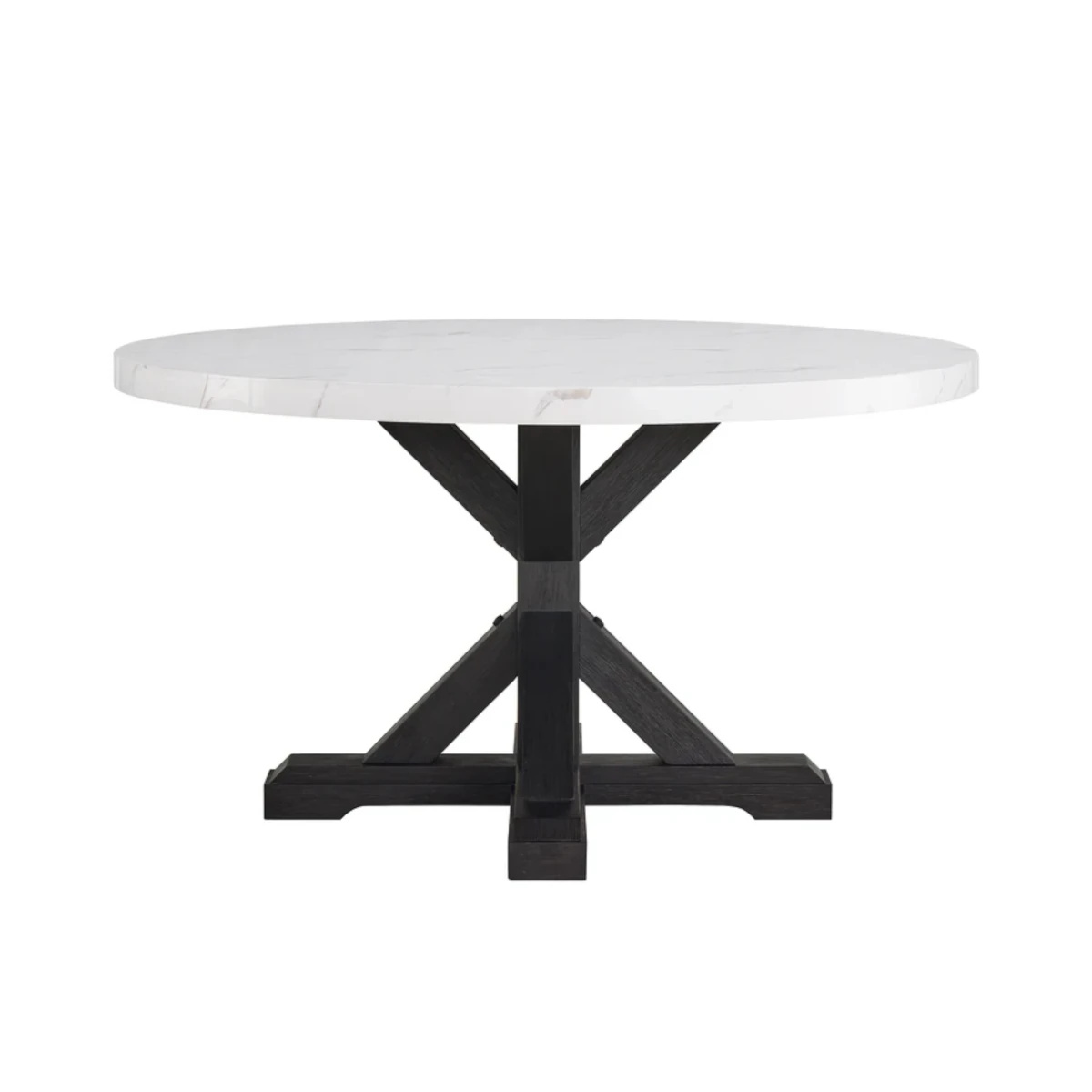 VANCE FAUX MARBLE DINING TABLE