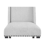 Vance Rectangular Dining Chair in Dove Gray (1-Piece)