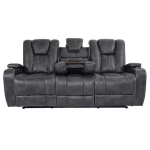 Cowboy Granite Fabric Power Recliner Sofa Set