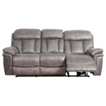 Cayman Gunmetal 3-Seater Power Recliner Sofa