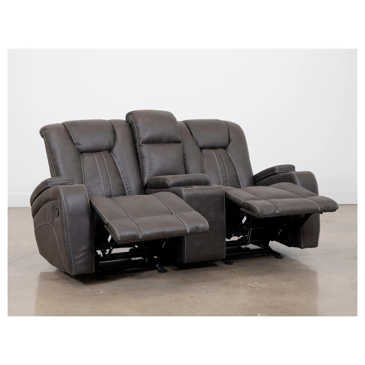 Cowboy Granite Fabric Power Recliner Sofa Set