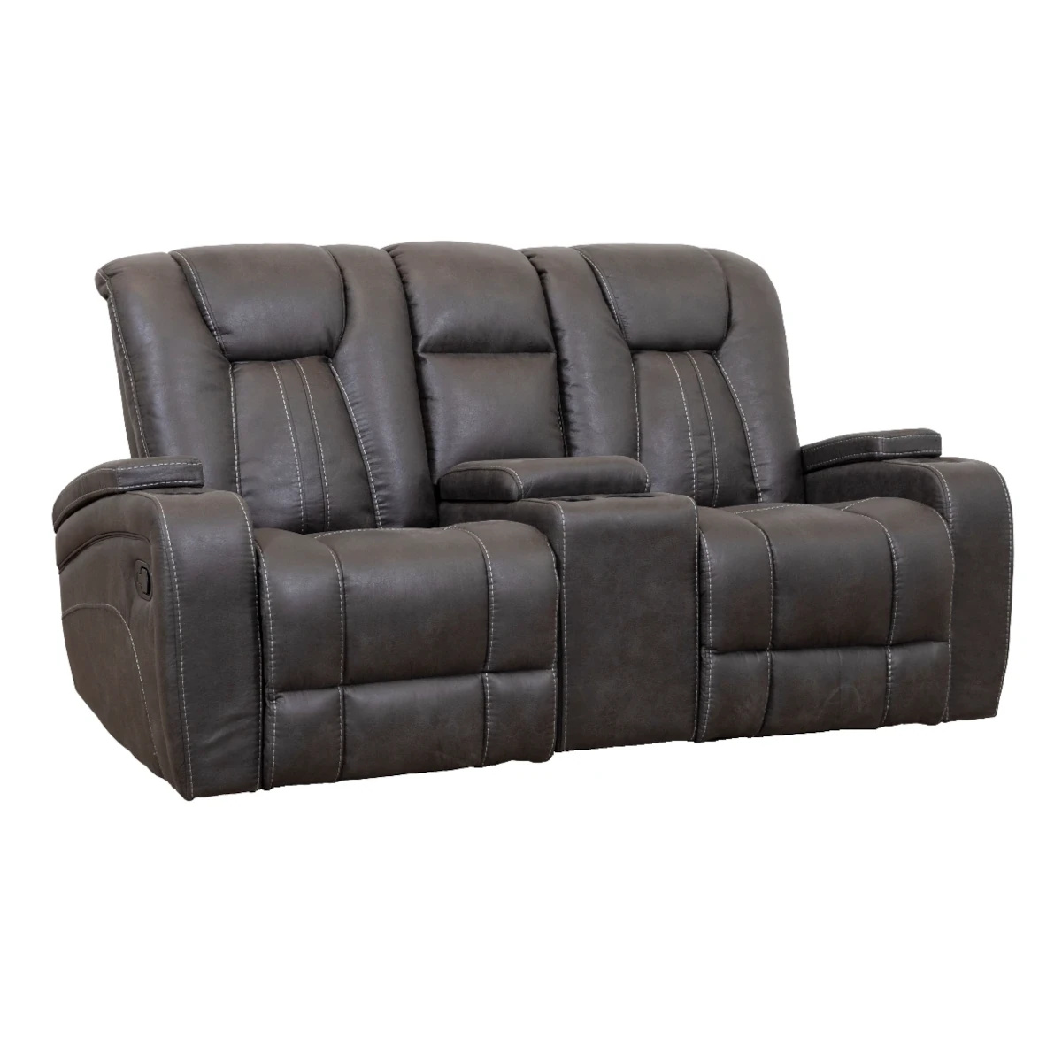 Cowboy Granite Fabric Power Recliner Sofa Set