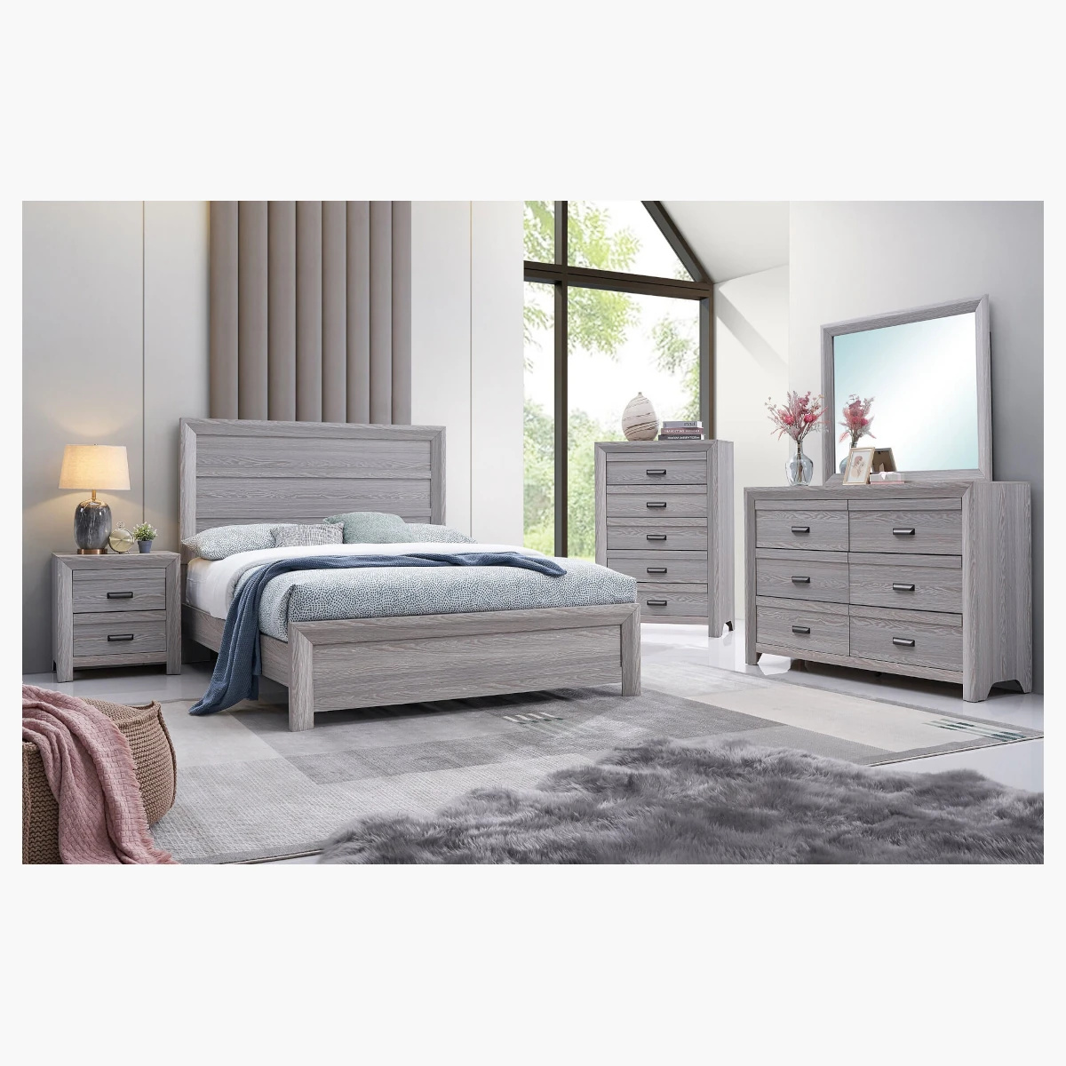 ADELAIDE DRIFT WOOD BED - B6710