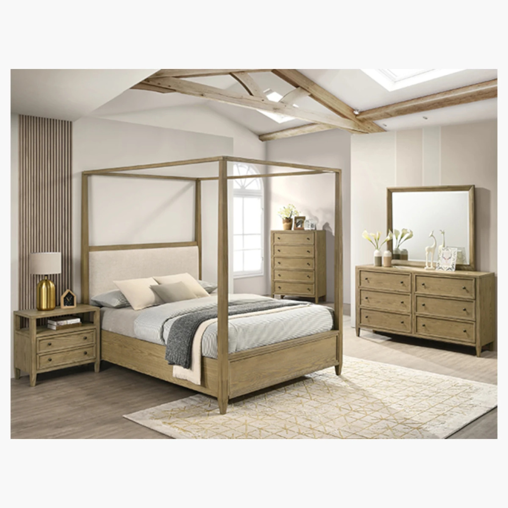 SIENNA CANOPY BEDROOM SET - SETB8250