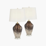 TIGER EYES - SET OF 2 LAMPS - 44R37