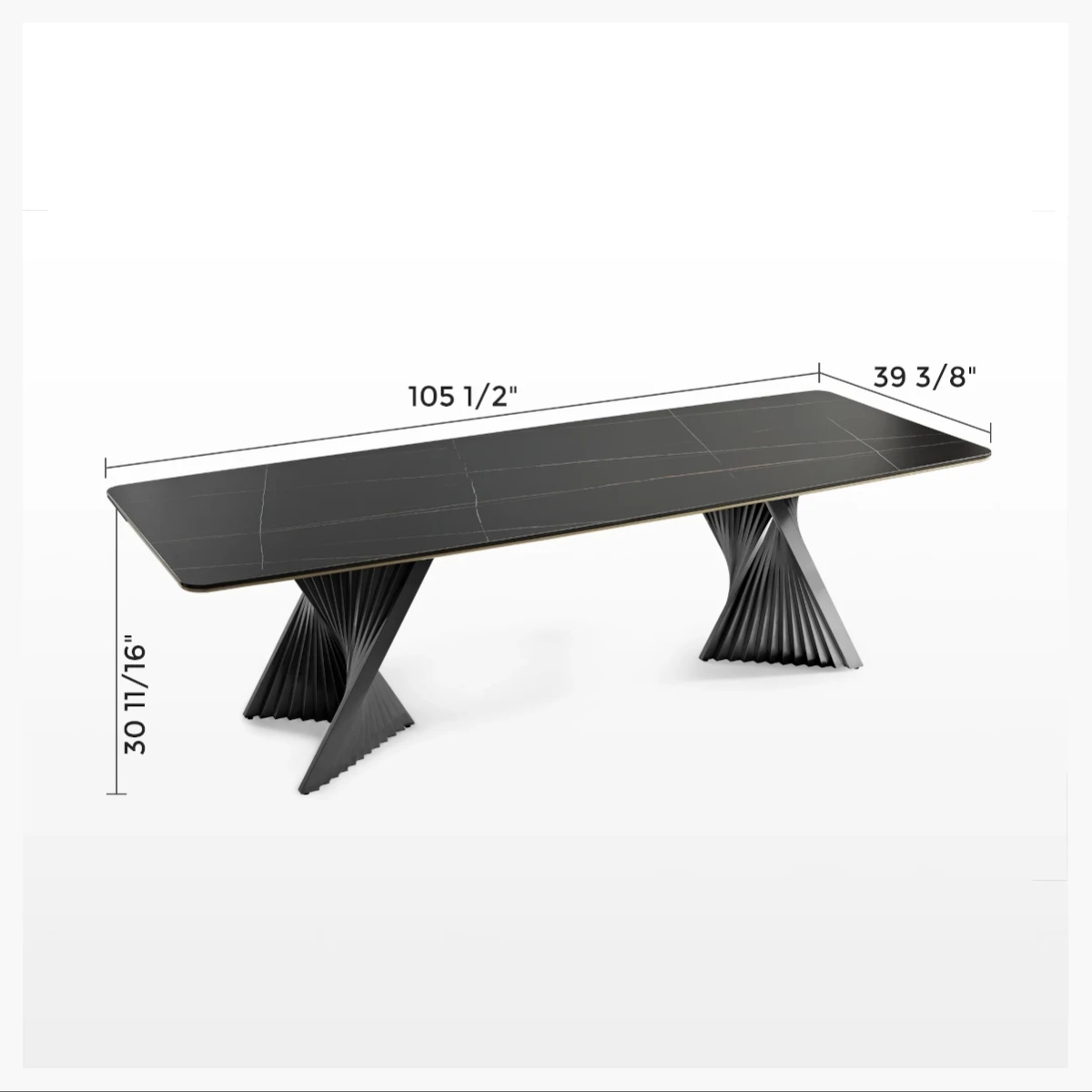 Oasis Dining Table at Urban Decor - Luxury Living