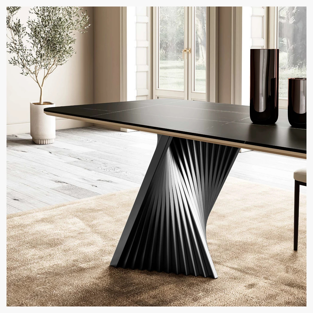 Oasis Dining Table at Urban Decor - Luxury Living