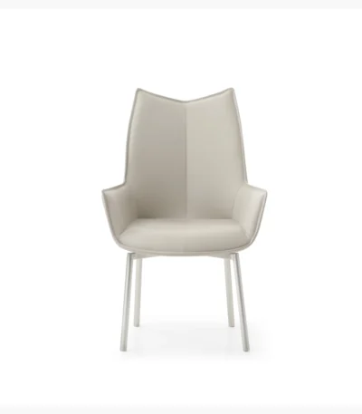 1218 Swivel Grey Taupe Dining Chair at Urban Decor - Luxury Living.