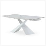 9113 White Dining Table at Urban Decor - Luxury Living.