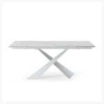 9113 White Dining Table at Urban Decor - Luxury Living.