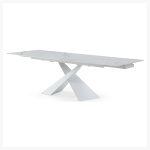 9113 White Dining Table at Urban Decor - Luxury Living.