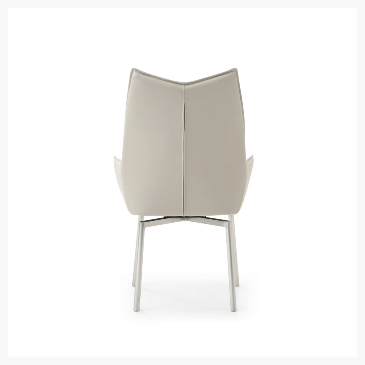 1218 Swivel Grey Taupe Dining Chair at Urban Decor - Luxury Living.