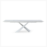 9113 White Dining Table at Urban Decor - Luxury Living.