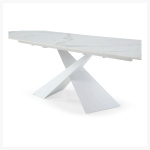 9113 White Dining Table at Urban Decor - Luxury Living.