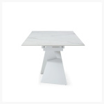 9113 White Dining Table at Urban Decor - Luxury Living.