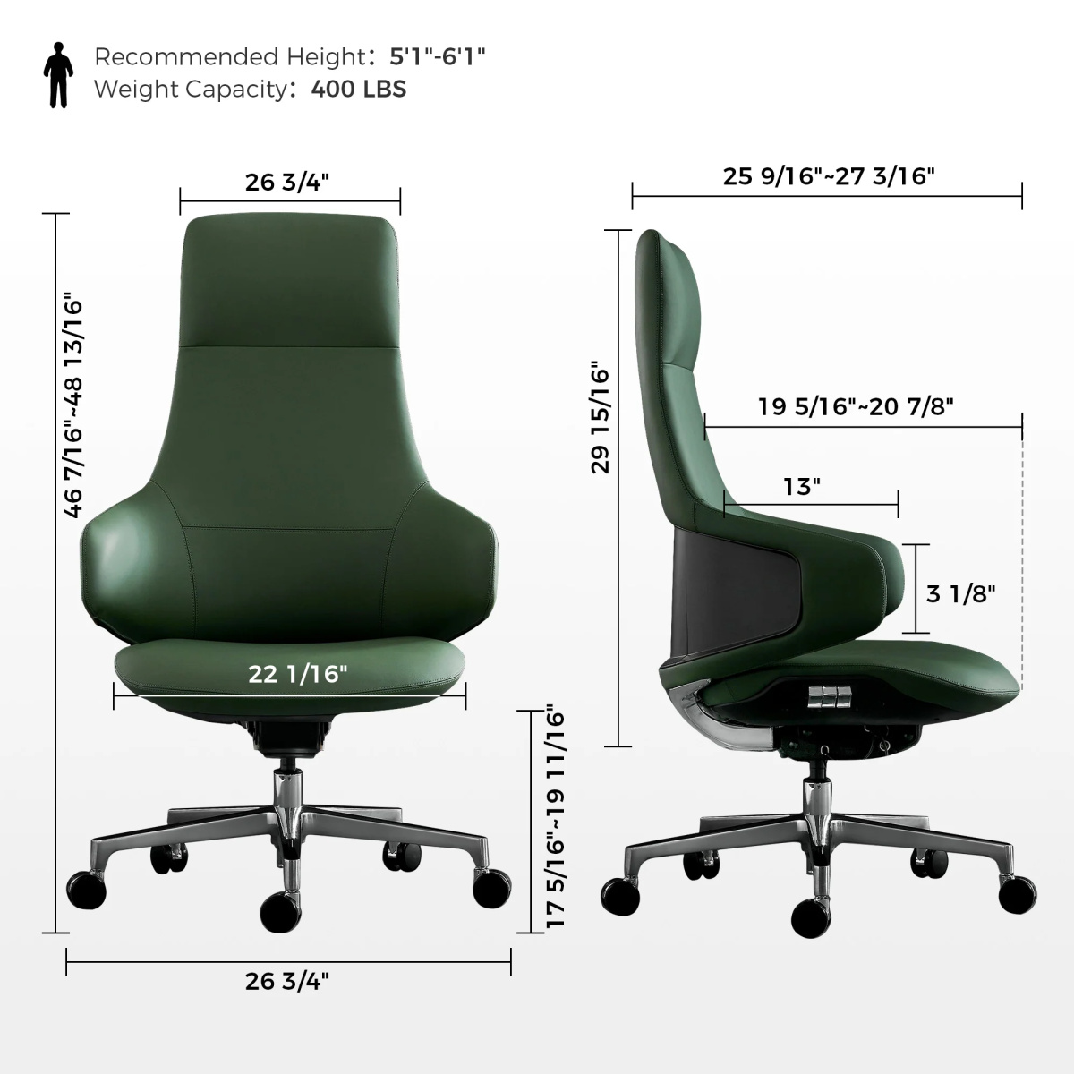 Premium Executive Office Chair at Urban Decor. Luxury Furniture at an Affordable price.