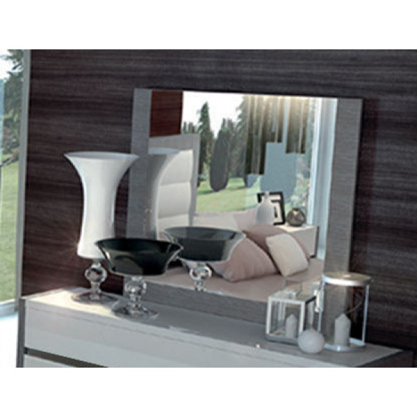 Mangano Bedroom Set – Italian Modern White Grey King/Queen Complete