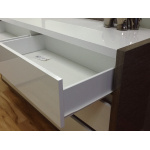 Mangano Bedroom Set - Italian Modern White Grey Queen/King Complete